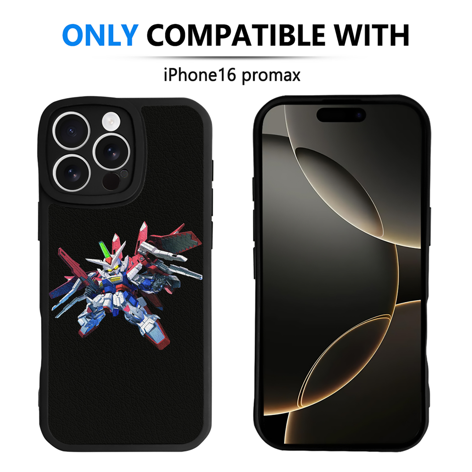 （画像用） 機動戦士ガンダム Mobile Suit Gundam 【iPhone 16シリーズ対応】シリコンスマホケース（レザー調） 材質：シリコン